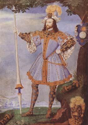 Nicholas Hilliard Portrait of George Clifford,Earl of Cumberland (mk08) Norge oil painting art